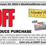 off $5 produce coupon for