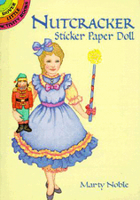 nutcracker sticker paper doll