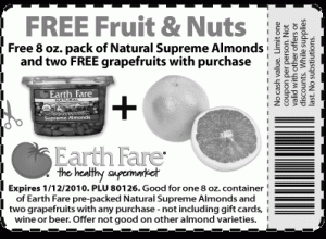 earth fare almonds