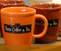 peets coffee mugs