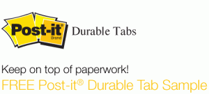 post-it durable tabs
