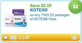 kotex coupon