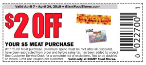 giant $2 off $5 meat