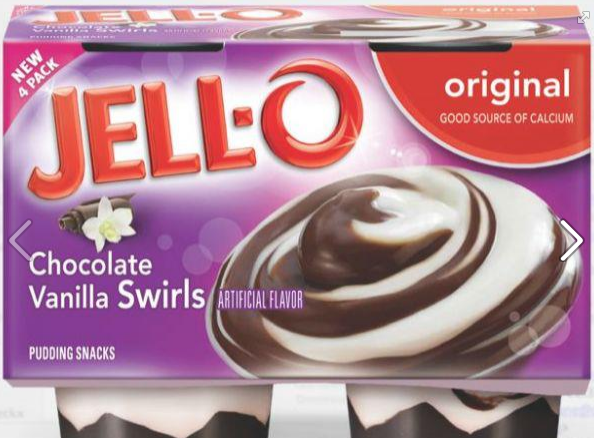 jell-o refrigerated snack