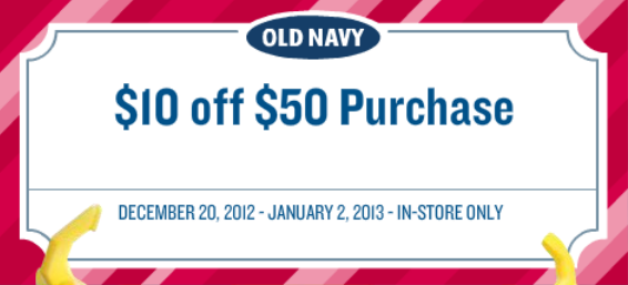 old navy 10 off 50