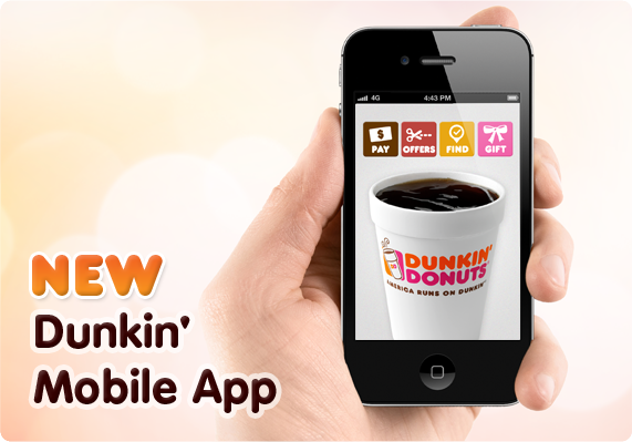 Dunkin' Mobile app