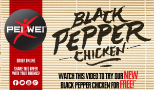 Pei-Wei-Black Pepper Chicken