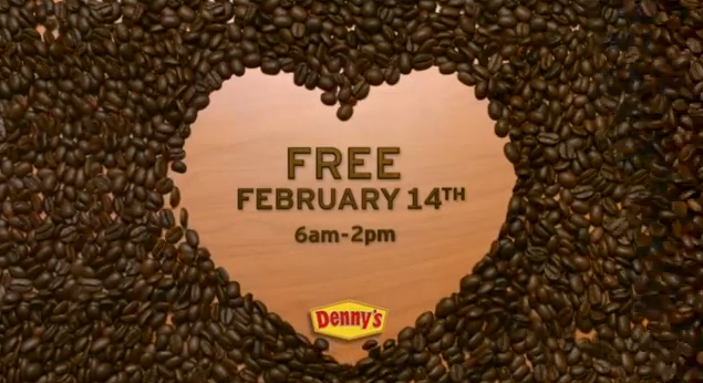 denny's free coffee