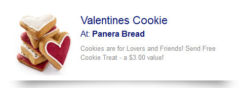 valentine's panera offer