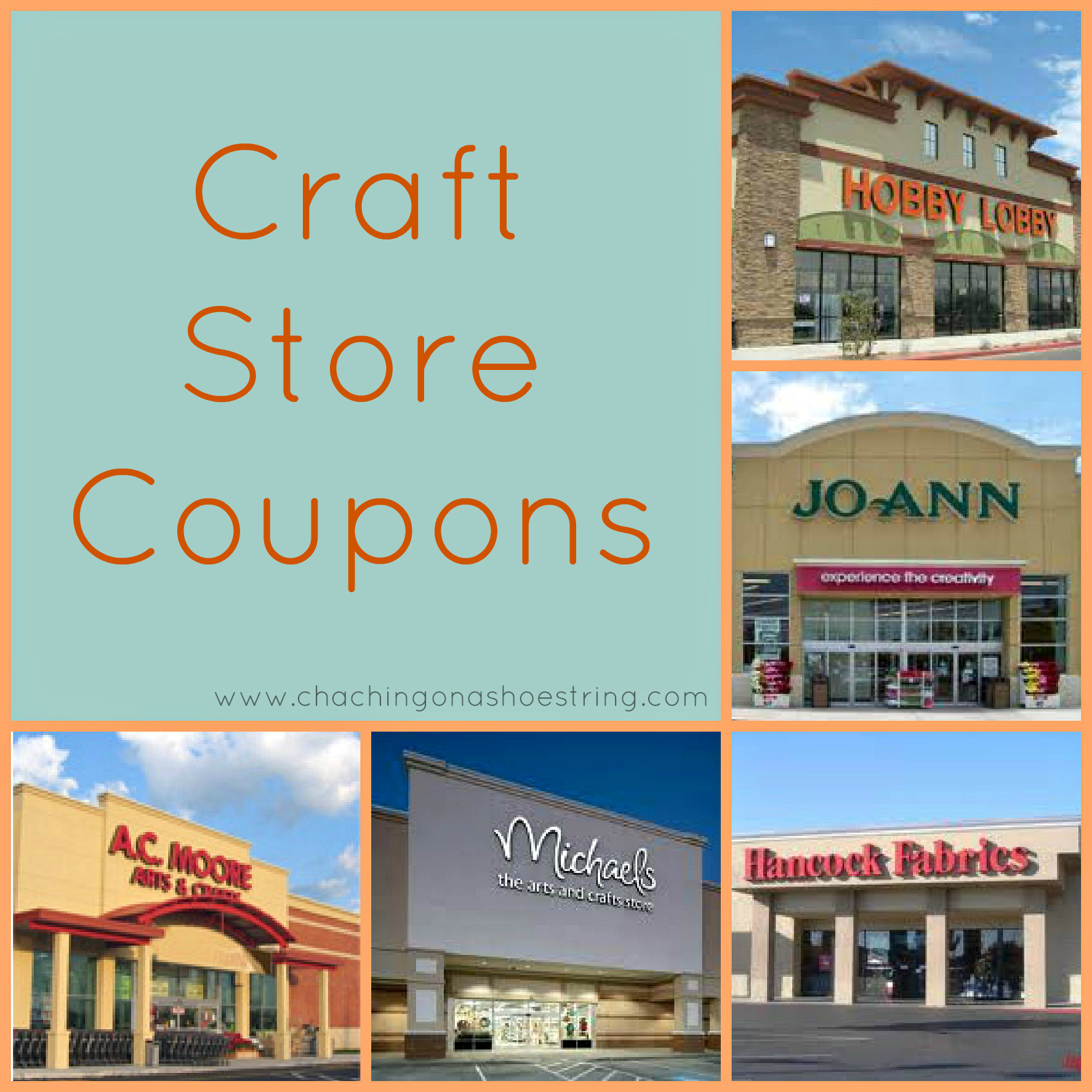 Michaels, Joanns, Hobby Lobby and AC Moore Coupons New Giveaway!