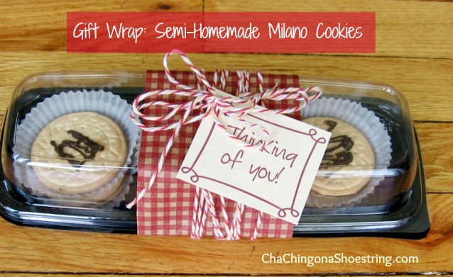 Gift Wrap Milano Cookies