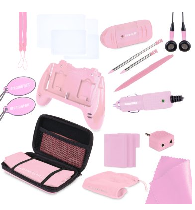 Nintendo 3DS Pink Accessories Kit