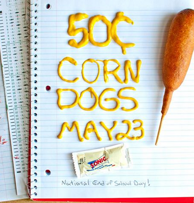 sonic corn dog