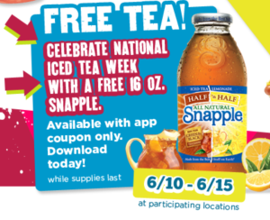 Free-Snapple-Tea