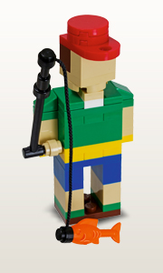 lego build fisherman