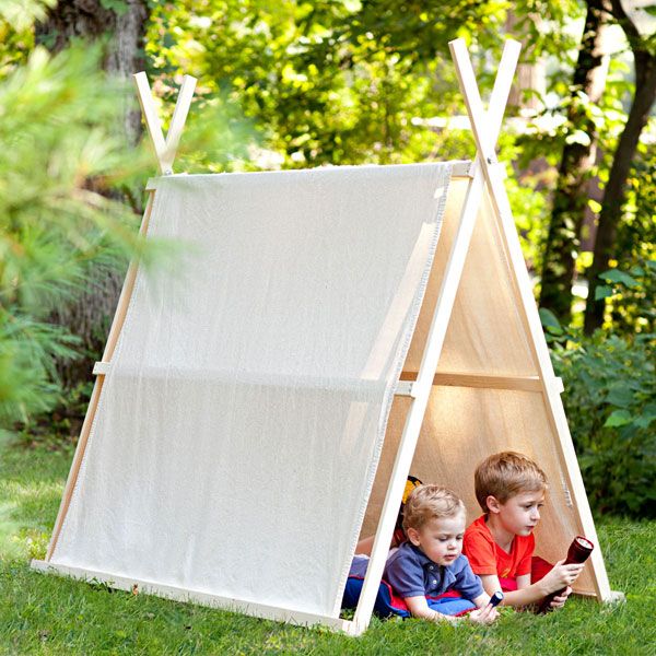 Dropcloth tent