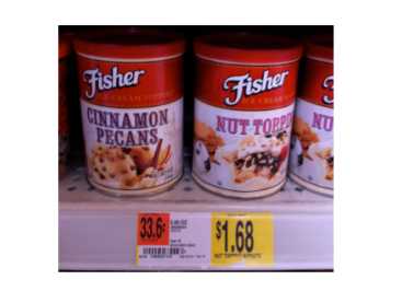Fisher Nut Toppings