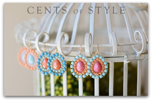 Pastel Statement Earrings