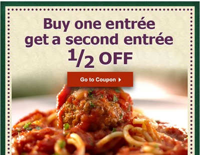 Olive Garden Coupons Buy One Get One Half Off And Kids Eat Free