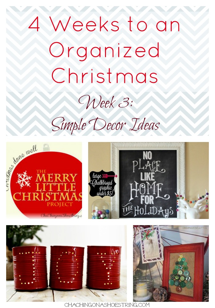 8 Simple Christmas Decor Ideas - love these!