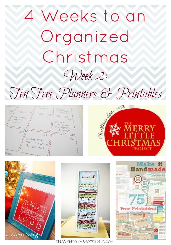 10 FREE Christmas printables and planners! | Merry Little Christmas Project