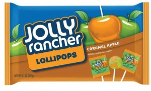 Jolly Rancher Caramel Apple Lollipops