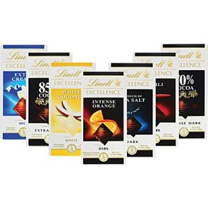 Lindt Excellence Chocolate Bars