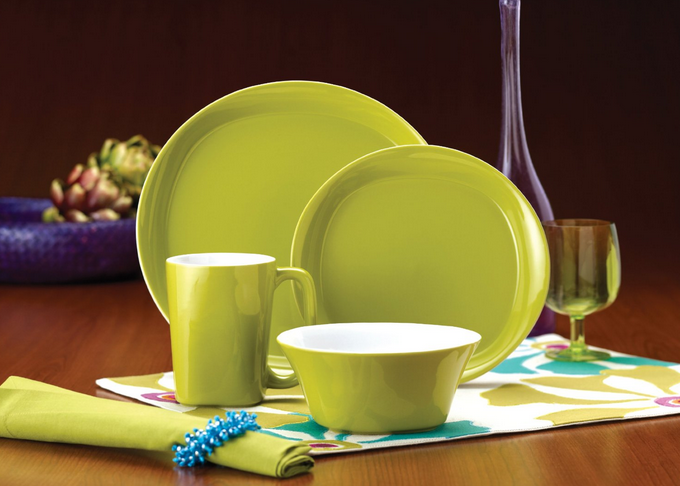 Rachael Ray Dinnerware Set Green