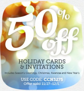Cardstore Black Friday Christmas Card Deal 2013