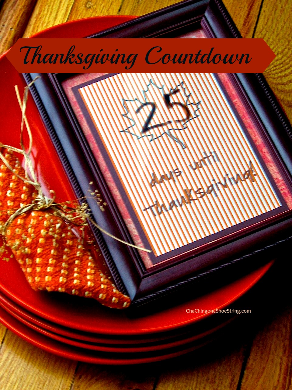 The Dollar Store Diva Thanksgiving Countdown Printable ChaChing on