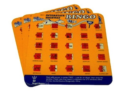 Roadtrip-bingo