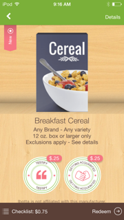 ibotta cereal offer