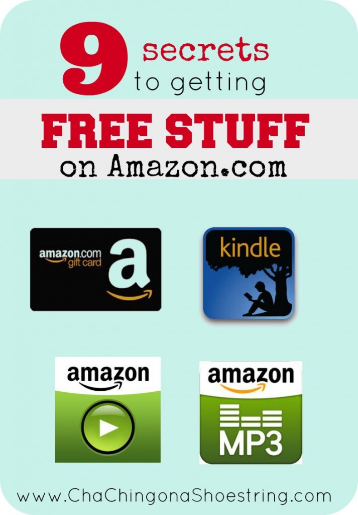 It's easy to get FREE stuff on Amazon. Here are 9 secrets to finding freebies on Amazon everyday - from gift cards to Kindle books, music and more!