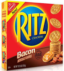 Ritz bacon flavored