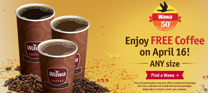 Wawa Free Coffee