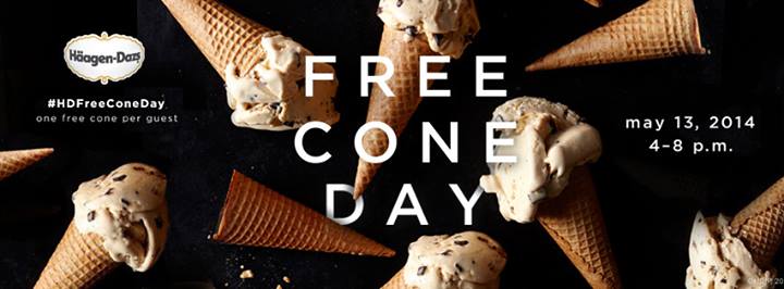 Haagen Dazs Free Cone Day