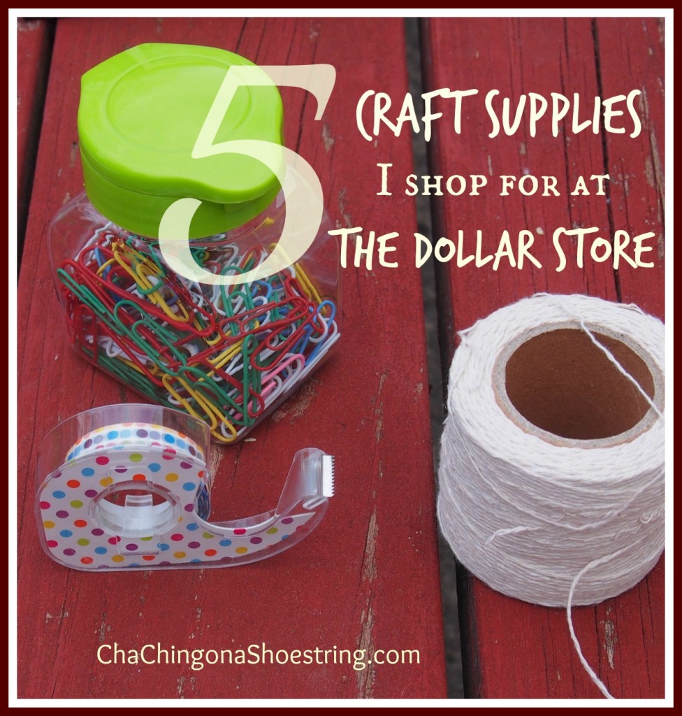 Best Craft Supplies to Buy at the Dollar Store