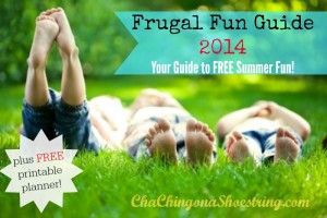 Project Summer Frugal Fun Guide 2014 - A HUGE list of FREE things to do with kids this summer plus a FREE printable planner!