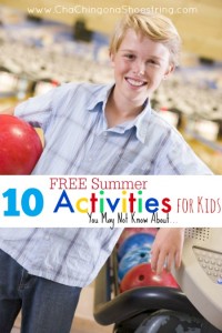 Free Stuff for Kids to Do this Summer