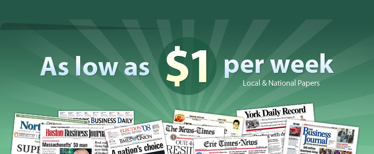 How to Save on Newspaper Subscriptions, How to Get Newspaper Delivery for Cheap