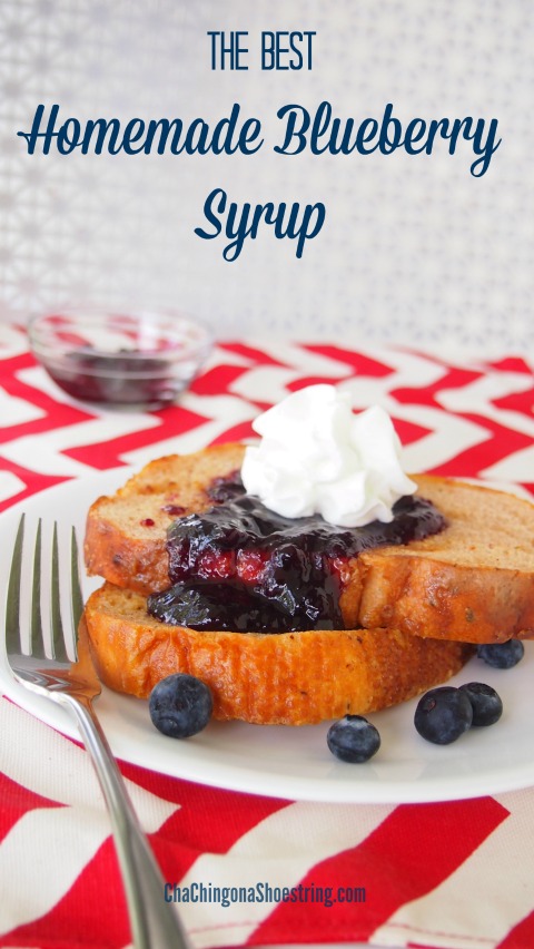 The BEST Blueberry Syrup Recipe - it will change your life!