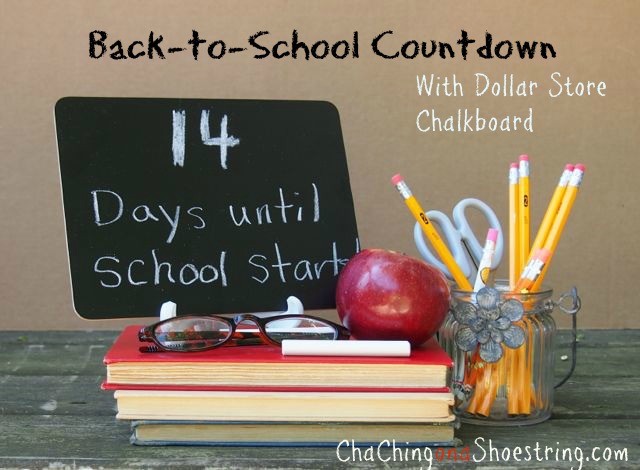 Back to School Countdown