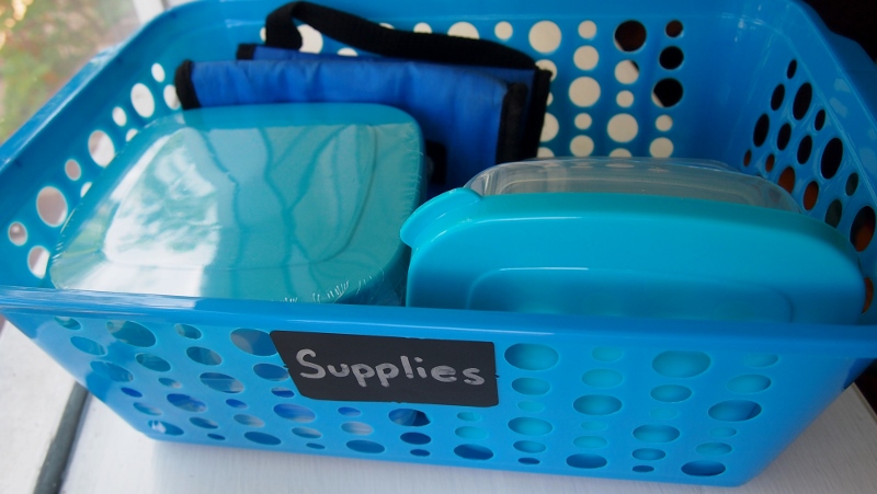 Organized School Lunch Station