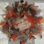 The Dollar Store Diva: Easy Autumn Burlap Wreath + Free Printable