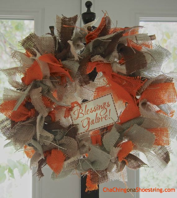 Blessings Galore Harvest Wreath