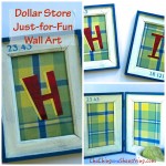 The Dollar Store Diva: Dollar Store Just-for-Fun Wall Art