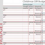 3 Days to an Organized Christmas: Beautiful Budgets (Day 2)