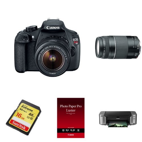 Best Sale Cyber Monday Canon EOS Rebel T5 bundle