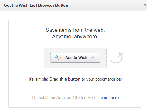 To amazon button add wishlist How to: