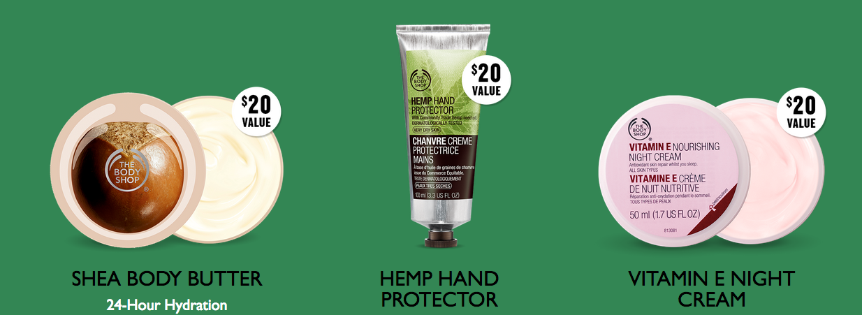 The Body Shop Cyber Monday Free Gift with Purchase